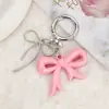 Nuevo Estilo Coreano Dongdaemun Colgante de Encanto para Teléfono de Lazo Acrílico con un Ambiente Femenino, Accesorio para Bolsos y Cadena para Pantalones