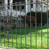 Valla Protectora de Hierro Estilo Europeo Valla de Aislamiento Vial de Ingeniería Municipal Valla Protectora de Hierro para Jardín Barandilla de Edificio