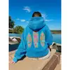 2025 Aliexpress Amazon Comercio Exterior Suministro Moda Casual Europea y Americana Sudadera con Capucha Tabla de Surf Sudadera con Estampado de Tortuga