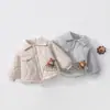 Chaqueta de algodón acolchada para bebé, engrosada con acolchado extra, abrigo cálido para niños, 120 g, abrigo de otoño/invierno para bebés y niños pequeños para niños