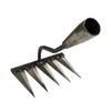 Ferramenta de jardim ancinho ancinho de aço seis dentes sete dentes multi-dentes enxada ancinho para afofar a terra e capinar ferramentas de jardinagem de dupla finalidade reforçadas