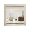 Puerta corrediza para cocina y balcón, puerta invisible de cristal completo, puerta divisoria, insonorizada, para sala de estar del hogar, puerta batiente de aleación de aluminio y cristal
