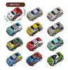Fabricante Transfronteiriço Liga de Metal Carro de Puxar Modelo de Corrida de Carros Desenho Animado Infantil Mini Carro de Brinquedo de Metal Presente