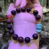 Pulsera Original Tejida a Mano de Agarwood Rojo Tierra Fushen Wenwan Magnesita Turquesa Tara Pulsera China Mayoreo