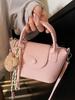 Bolso de Mano de Moda de Alta Gama con Textura Lichi Nuevo de Primavera y Verano para Mujer, Elegante, Combinable con Todo, Estilo Occidental, para Viajes y Cruzado
