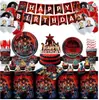 Transfronterizo Nuevo Producto Stranger Things Fiesta Temática Stranger Things Vajilla Decoraciones Accesorios Arreglos de Cumpleaños