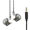 Auriculares Qkz Zxt de Grado de Monitoreo para Juegos de Computadora con Cable y Micrófono Auriculares para Juegos In-Ear para Deportes Running