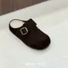 Pantuflas Retro de Felpa con Suela Gruesa y Cubre-Cabeza Cálido para Mujer 2026 Otoño Nuevas Retro Slip-on Plantilla de Lana Pantuflas Birkenstock