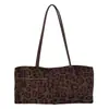 Bolsa Retrô Estampa de Leopardo Feminina Grande Capacidade 2025 Nova Outono Estilosa de Ombro Único Bolsa Mãe-Filho Bolsa Tote para o Dia a Dia