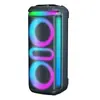 Altavoz de Fiesta Sonido de Escenario 2*18 pulgadas Vatios Alta Potencia Luz RGB Subwoofer Sonido de Fiesta