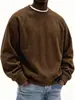 Plataforma de Moda Independiente Transfronteriza 2025 Sudadera Casual de Pana para Hombre con Cuello Redondo para Primavera y Otoño Ropa de Hombre
