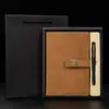 Caixa de Presente para Caderno de Negócios Conjunto de Pen Drives A5 Caderno B5 Atividade de Volta às Aulas para Estudantes Conjunto de Presente