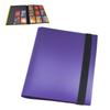 Libro de 9 bolsillos con correa negra para 360 tarjetas, libro de tarjetas de juego de estrellas, colección de tarjetas de juego de animación, libro de tarjetas al por mayor, 4 rejillas de palacio