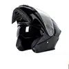 Casco Revelador Casco de Motocicleta Otoño e Invierno Cálido Casco Integral para Hombres y Mujeres Casco de Doble Visera Casco Integral Pedal para Todas las Estaciones