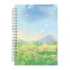 Suprimentos Amazon Capa Material PP Impermeável Caderno Espiral Estudante Bloco de Notas Papel Branco Páginas Internas com Múltiplos Padrões