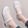 Zapatos Nuevos de Primavera 2025 Zapatos de Salón con Suela Blanda de Tendón de Res Cómodos Antideslizantes Resistentes al Desgaste Suela Plana de Larga Duración No Cansan Zapatos para Madres de Mediana Edad y Mayores