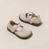 Sapatilhas Infantis Moda Primavera & Outono 2025 Estilo Coreano Fashionable Pequena Fragrância Sapatos de Princesa para Meninas Tênis Infantil Tecido Fly Solado Macio Sapatos para Bebês