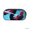 Estuche de doble capa con estampado de Spider-Man Spider-Man bolsa de almacenamiento para papelería escolar bolsa para lápices primera generación de pelo