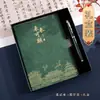 Conjunto de Caixa de Presente para Caderno com Logo Personalizado, Couro Macio para Negócios, Uso em Escritório, Diário Espesso de Alta Qualidade, Caderno de Papelaria