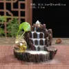 Venta al por mayor de fábrica adornos de resina quemador de incienso de reflujo manualidades creativas soporte de incienso de cerámica suministros quemador de aromaterapia sándalo
