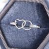 Cao Shi Anillo Nuevo Simple Japonés y Coreano para Mujer, Anillo con Diseño de Corazón, Joyería Popular de Moda Normcore
