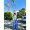 2026 Nuevo Estilo Sensación de Oxígeno Ropa Libre Caída Suelta Versátil Pierna Ancha Pantalones Casuales para Mujer Primavera y Verano