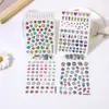Manicure rosa popular online japonesa cartoon dopamina menina bidimensional colorida amor estrela joia de unha