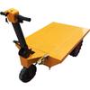 Scooter eléctrico plano autodescargable para construcción, carro para jalar ladrillos, triciclo de empuje manual, carro de cubo gris, carretilla pequeña, camión de remolque
