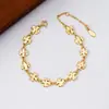 Tb Nuevos Pendientes Huecos Brillantes Pulsera Diseño de Nicho para Mujer Lujo Ligero de Alta Gama Pendientes Transfronterizos Europeos y Americanos Venta al por Mayor para Mujer