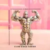 Modelo Fitness Gorila Latão Puro Poderoso King Kong Enfeites de Mesa Cobre Antigo Animais de Chá Artesanato Pequenos Enfeites