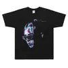 Camiseta Gráfica de Rostro de Miko Joven, Camiseta Oversize de Manga Corta Moda Hip-Hop para Hombre y Mujer, Camiseta Casual de Algodón para Hombre