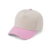 Gorra Lisa Transfronteriza con Bordado de Logo, Gorra de Béisbol de Algodón de Alta Calidad con Visera Rígida, Color Sólido, Gorra de Pico en Stock
