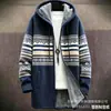 Cárdigan con capucha y cremallera suelto para hombre, chaqueta de algodón con estampado a todo color, elementos de estilo bohemio nuevos transfronterizos, para imagen DIY