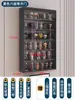 Expositor de Cajas Sorpresa Vitrina para Figuras Armario de Pared Tablero de Madera Maciza Puerta de Vidrio Transparente a Prueba de Polvo Estante de Almacenamiento para Figuras