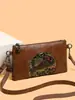 Bolso de Lujo para Mamá Elephant Broadband para Mujer 2026 Nuevo de Moda Retro Gran Capacidad Estilo Étnico Bolso de Hombro Cruzado