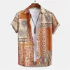 Camisas para Hombre de Venta Caliente Nuevas Transfronterizas Europeas y Americanas 2026 Impresión Digital 3D Moda Casual Camisas Hawaianas de Manga Corta