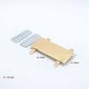 Placa lisa para bagagem em branco sem LOGO marca registrada metal a laser placa de nome em estoque atacado