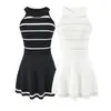 936-Saia Sexy Estilo Europeu Slim Fit Colada ao Corpo 2026 Primavera Verão Novo Vestido Colete Emagrecedor Cintura Marcada Feminino