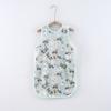 Heer Saco de Dormir Especial para Bebé Verano Gasa de Algodón de Bambú Habitación con Aire Acondicionado Chaleco sin Mangas Saco de Dormir Ligero Edredón a Prueba de Patadas para Bebé