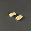 Compatível com peças a granel de tijolo Lego pequena partícula 11477 1X2 sem pino 1/2 tijolo curvo liso acessórios MOC