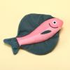 Brinquedo de gato transfronteiriço anel de papel gato hortelã peixe animal de estimação brinquedo de pelúcia auto-oi simulação de tédio peixe engraçado gato artefato pequeno peixe