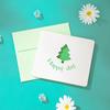 Venta al por mayor Coreano Creativo Estéreo Plegable Grabado Tarjeta DIY Tarjeta Pequeña Día de San Valentín Tarjeta de Cumpleaños en Blanco con Sobre