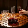 Decantador Rápido de Vinho Tinto Criativo Estilo Cascata de Iceberg, Dispensador de Vinho de Cristal de Luxo Leve de Alta Qualidade para Uso Doméstico e Comercial