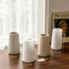 Molde pequeno de silicone para vaso listrado liso de resina, porta-canetas, caixa de armazenamento e copo para vela de gesso para aromaterapia