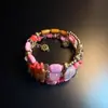 Pulseira multicamadas de contas estilo boêmio, pulseira estilo férias com estrela-do-mar e concha estilo étnico, joias femininas atacado