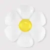 Flor Girassol Sorriso Branco Margarida Balão Plumeria Balão Evento de Formatura Pequeno Presente Balão de Filme de Alumínio