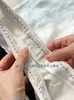 ¡Recomendación de Producto Original! Pantalones Rectos de Lino Blanco Hechos a Mano para Mujer, Tiro Alto de Principios de Primavera con Cordón, Caída Suelta, Pierna Estrecha Ancha
