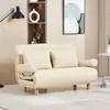 Sofá-cama dobrável de uso duplo para casa, cama multifuncional de solteiro/casal para apartamentos pequenos e casas de aluguel, couro tipo garra de gato, preço especial, popular online