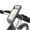 Bolsa Impermeable para Bicicleta de Montaña y Motocicleta de Comercio Exterior Soporte para Teléfono Móvil de Navegación Pantalla Táctil de Ciclismo Manillar Telescópico Soporte Impermeable