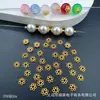 Cuentas Espaciadoras Pequeñas de Flor de Aleación de 6 mm para Manualidades Hechas a Mano, Borla, Tapas de Flor, Materiales, Accesorios de Joyería, Venta al por Mayor